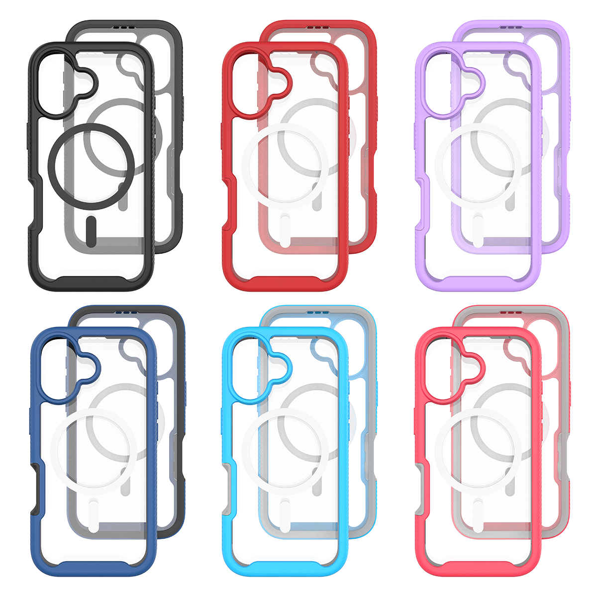 New Solid Color Starry Sky Hard Case for iPhone 17 Pro Max/16 Pro Max/15 - Top View