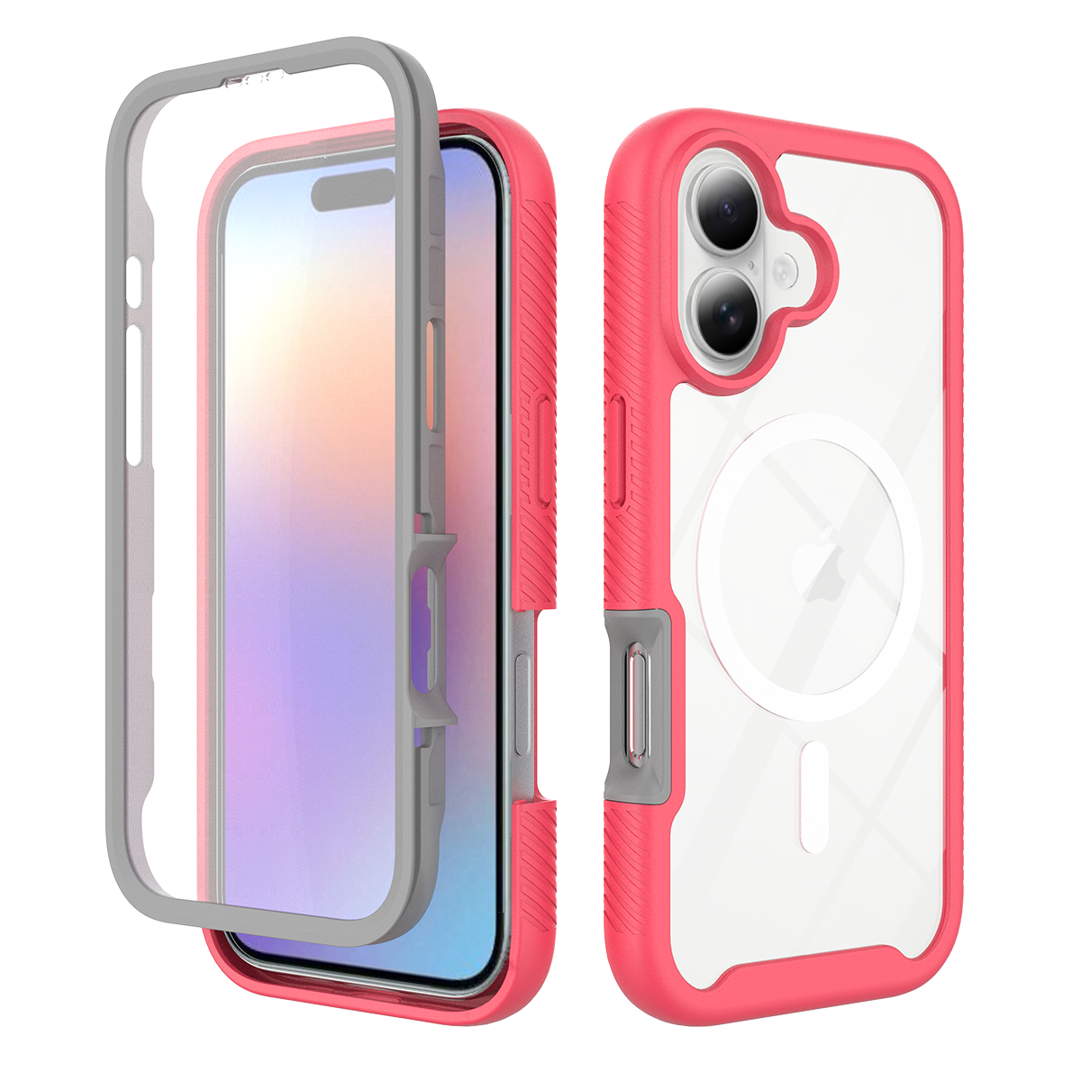 New Solid Color Starry Sky Hard Case for iPhone 17 Pro Max/16 Pro Max/15 - Side View